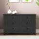 Option Low-6-Drawer Black