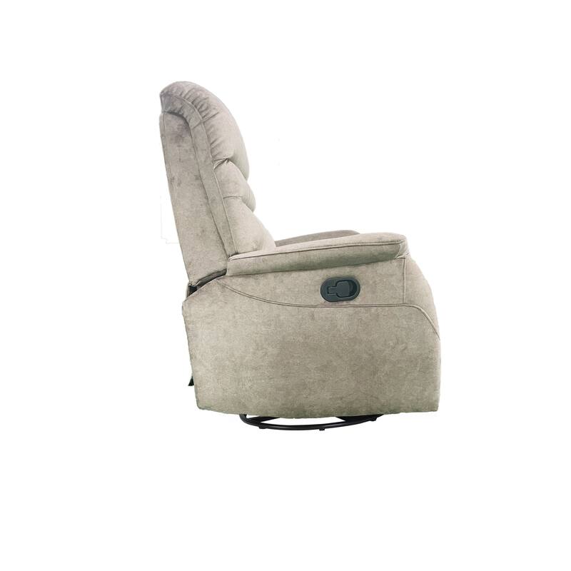 Rocking Swivel Recliner Chair for Living Room, 360 Degree Swivel, Adjustable Reclining Chair,Recliner Sofa with Lumbar Support