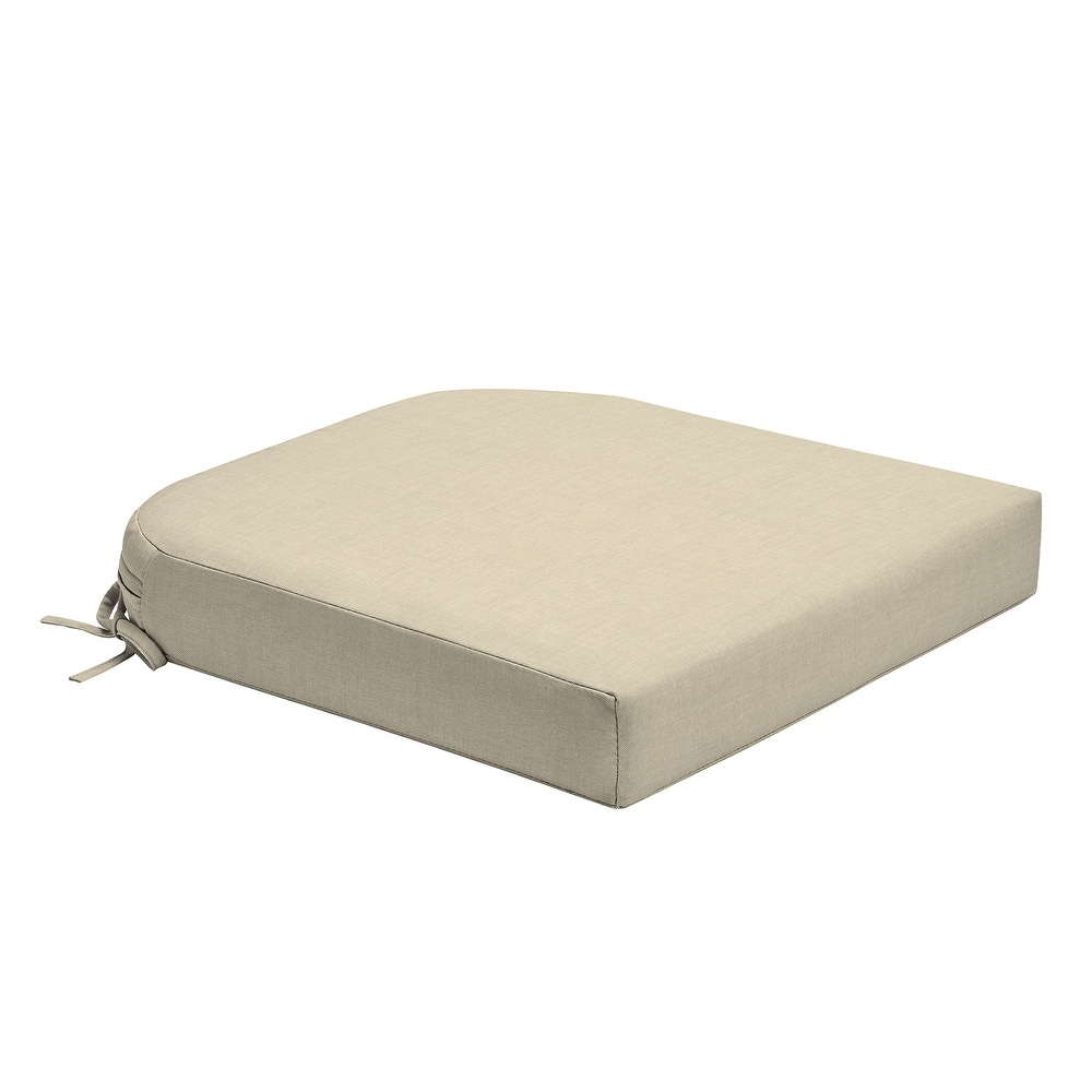 ARDEN Foam Outdoor Round Back Seat Cushion, 20 x 19