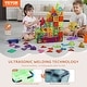 preview thumbnail 6 of 33, Magnetic Tiles, Magnetic Building Blocks for Kids, STEM Educational Construction Stacking Toys for Toddlers Boys Girls Aged 5+
