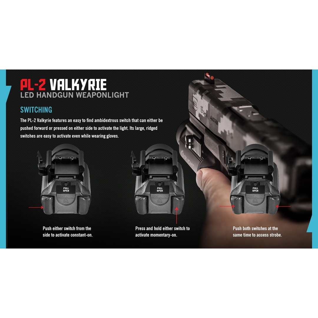 Olight PL-2 Valkyrie 1200 Lumen LED Compact Light - Bed Bath