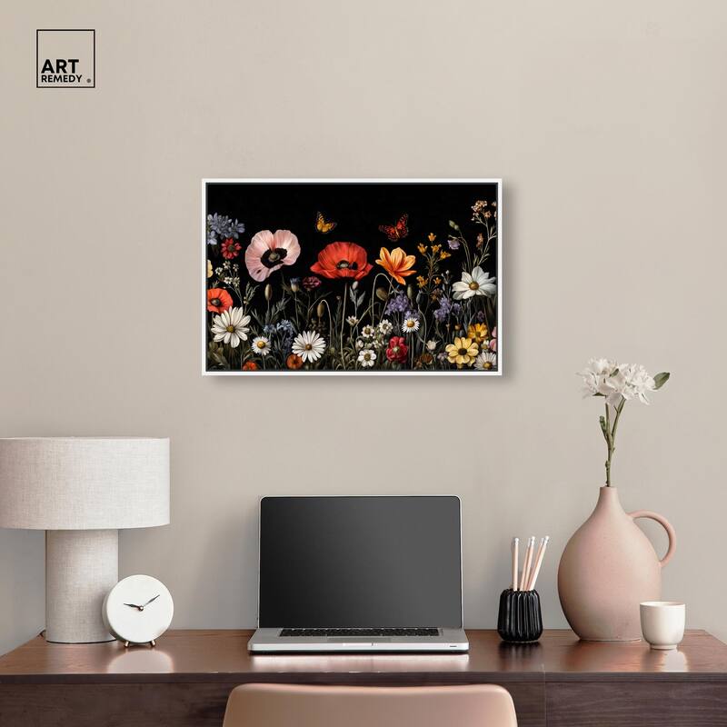 Wildflower Panorama Canvas by Art Remedy
