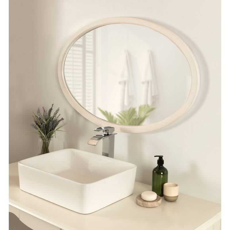 Kate and Laurel Hogan Oval Framed Wall Mirror