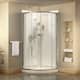 Option Chrome; White; Clear Glass