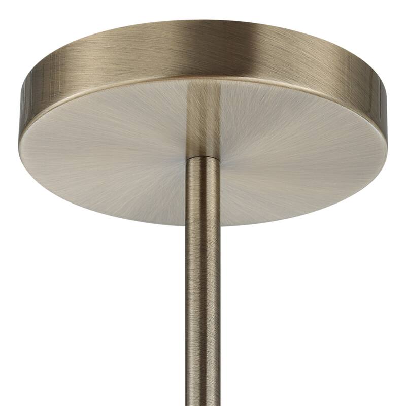 1-Light Glass Ceiling Pendant - 18.25" - White