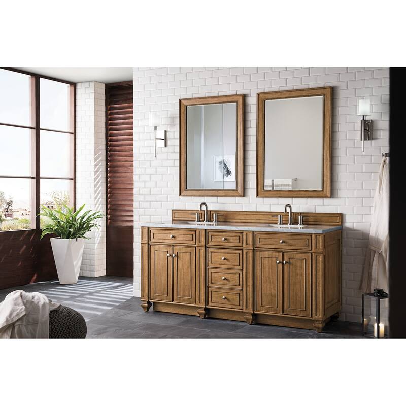 James Martin Vanities 157-V72-FEJP Bristol 72" Free Standing Double