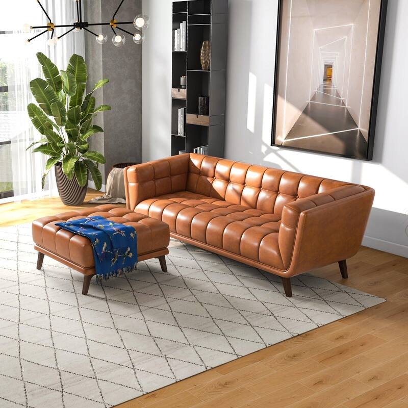 Addison Square Upholstered Ottoman Comfortable choice, multiple functions, classic design, and cozy corners
