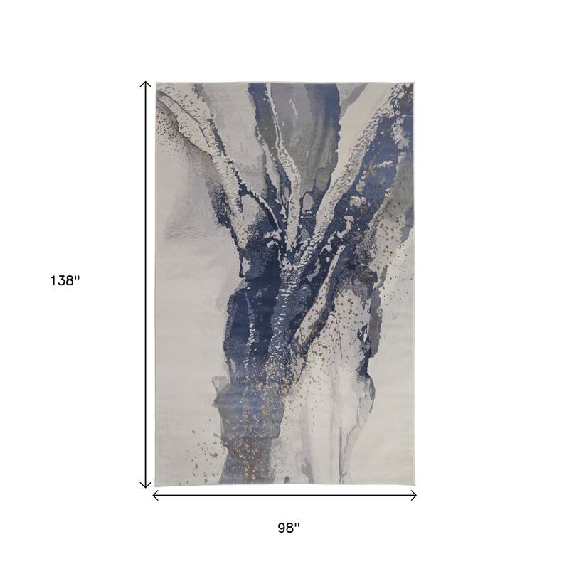 HomeRoots Abstract Bohemian Rectangle Area Rug