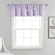 preview thumbnail 12 of 31, Lush Decor Gigi Delicate Textured Window Valance 14" x 70" - Lilac