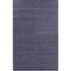 preview thumbnail 58 of 64, Hand Woven Yale Contemporary Solid Braided New Zealand Wool Area Rug Violet - 5' x 8'