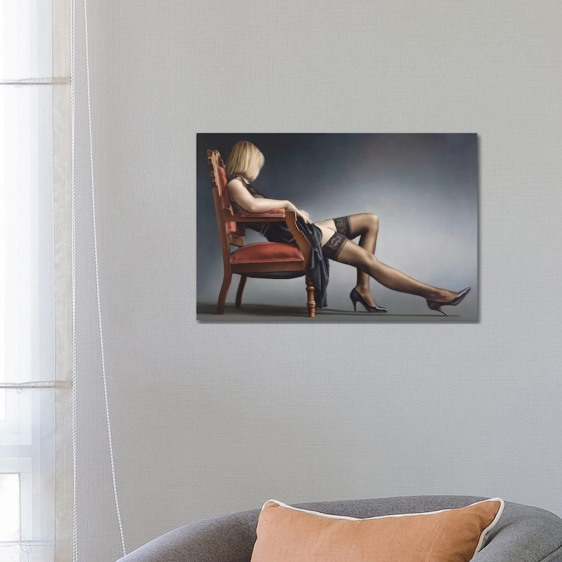 iCanvas "Passively Evocative In Chair" by Paul Kelley Canvas Print - 18x26x1.5