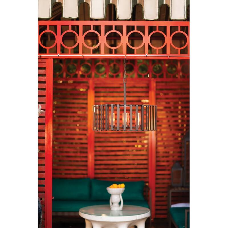 Hinkley Lighting Reid 12v 21w 6 Light 28" Wide Open Air LED Outdoor