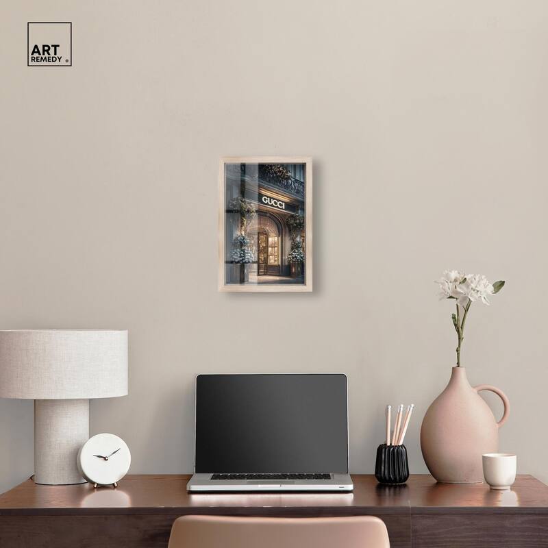 Illuminated Luxury Store Shadowbox by Art Remedy
