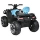 preview thumbnail 64 of 93, Powerful 24V Electric ATV for Big Kids, 2-Seater 4WD 4 Wheeler with LED Lights, Shock Absorbers & Bluetooth Music