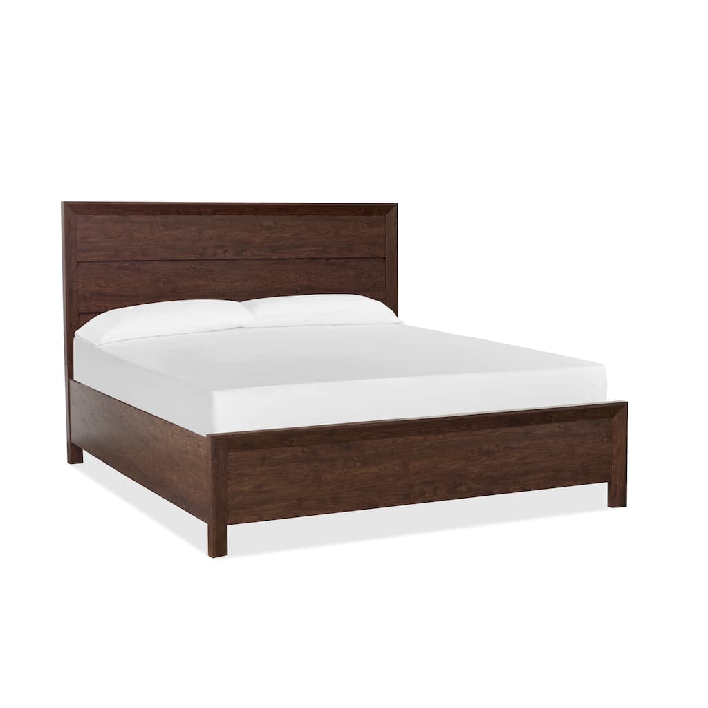 Magnussen Home Llewellyn Columbian Walnut Panel Bed