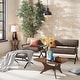 preview thumbnail 6 of 28, INK IVY Blaze Triangle Wood Coffee Table
