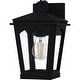 preview thumbnail 2 of 5, Huck 1-Light Earth Black Outdoor Wall Lantern