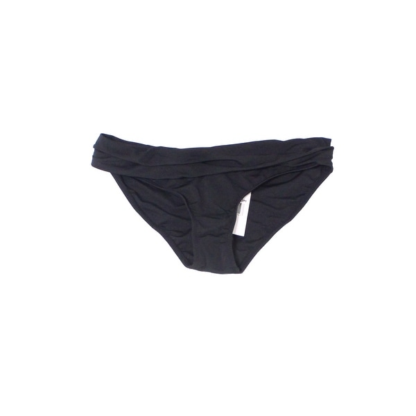 H\u0026M Swim | Hm Black Bikini Bottom Size Gottex Au Naturel Black Folded ...