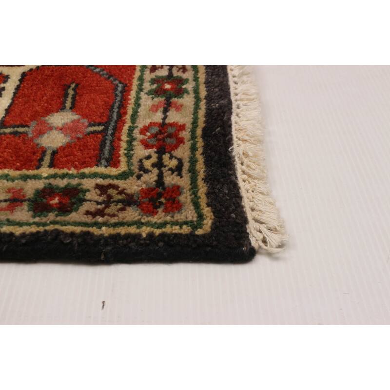 ECARPETGALLERY Hand-knotted Serapi Heritage Dark Navy Wool Rug - 7'10 x 9'11