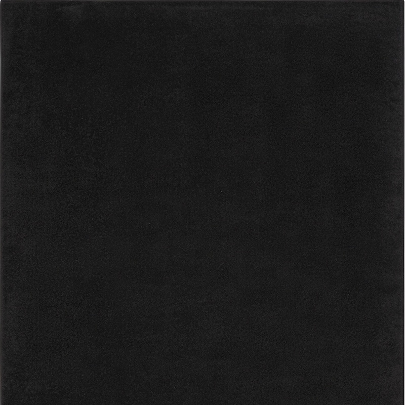4' X 6' Black Non Skid Indoor Outdoor Area Rug - 6' x 7'