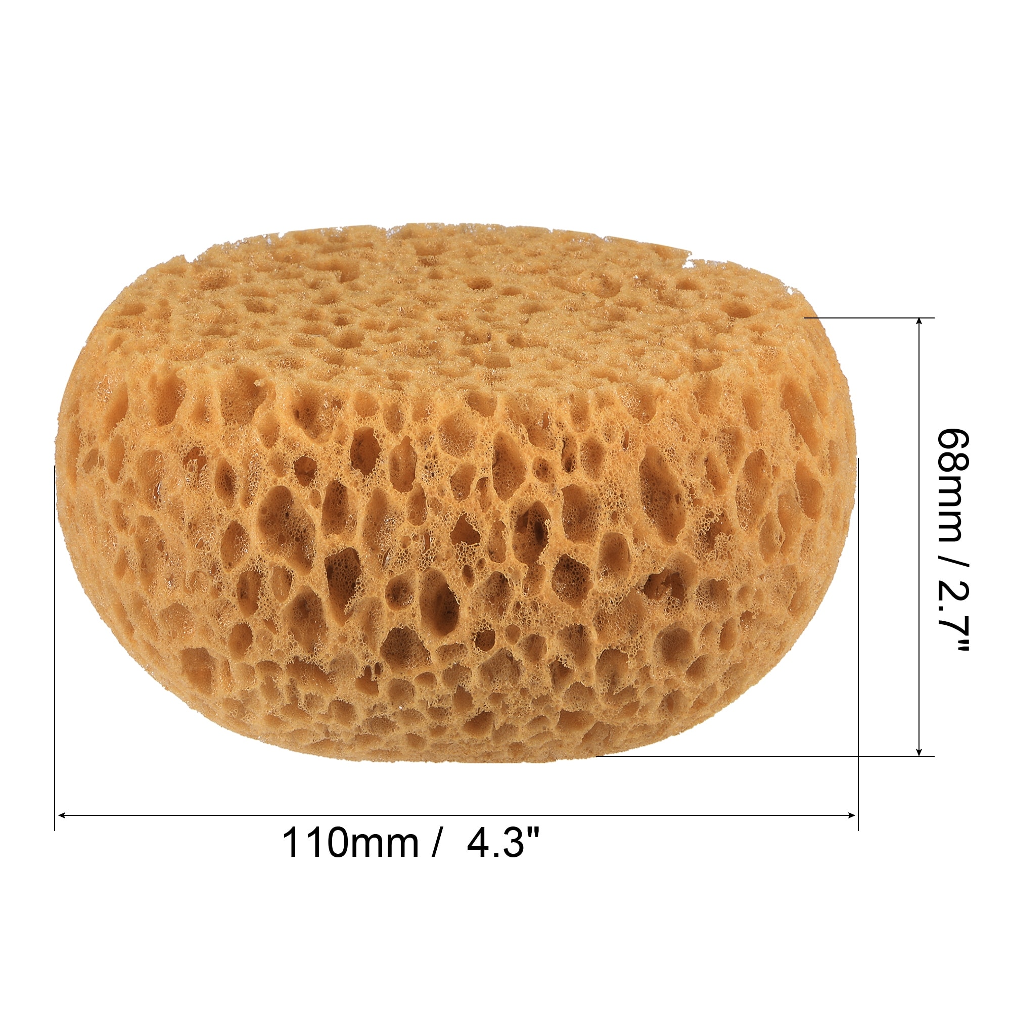 Knockdown Texture Sponge 4.3 Painting Supplies Wall Texturing 4pcs - Brown