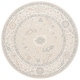 preview thumbnail 17 of 34, SAFAVIEH Hand-Tufted Ebony Zhanat Modern & Contemporary Wool Rug 6' Round - Beige/Ivory - Round