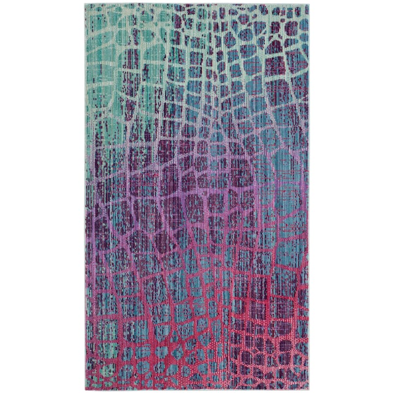 SAFAVIEH Valencia Nazila Distressed Vintage Boho Oriental Polyester Rug