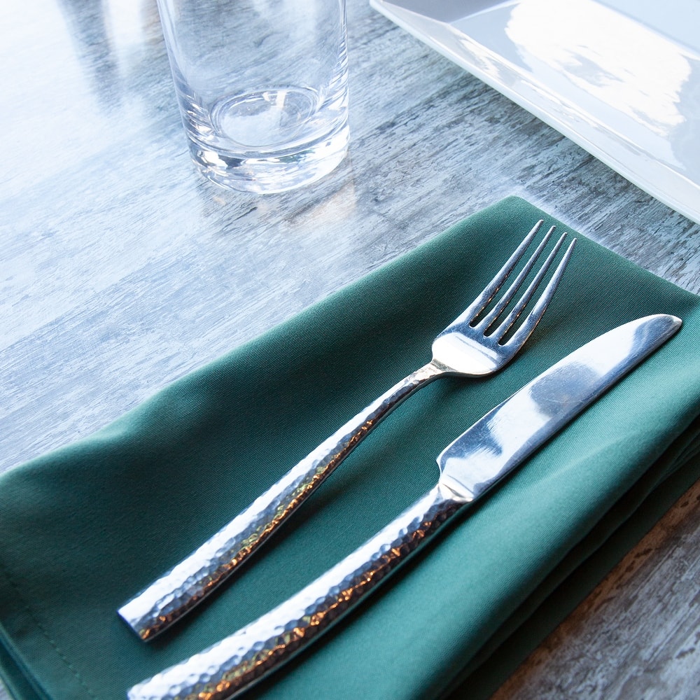 Arkwright Home 20x20 Solid Color Poly Spun Dinner Napkins - Pack of 25