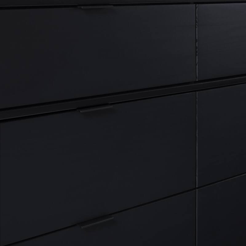 Middlebrook Curved Top Solid Wood 6-Drawer Dresser
