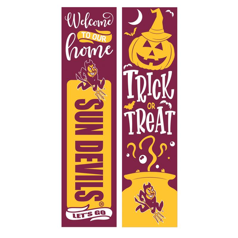 47" Double Sided Seasonal Porch Leaner, Arizona State University - 47" x 11.25"