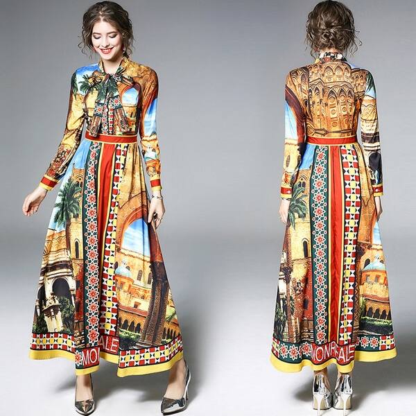 Shop Women Bohemian Long Evening Party Dress Overstock 22807116