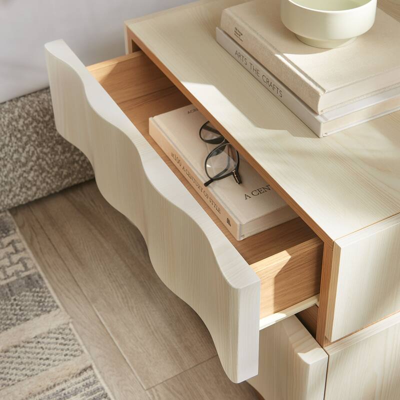 Isola 2 Drawer Nightstand