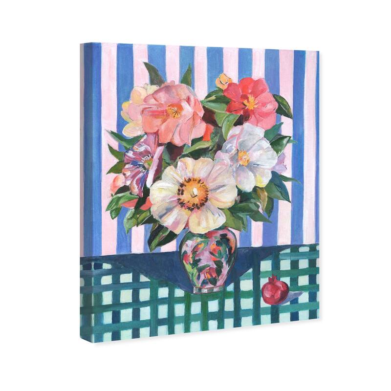 Wynwood Studio Canvas Floral and Botanical Bella Artistry Purple and Lavender Modern & Contemporary Wall Art Canvas Print