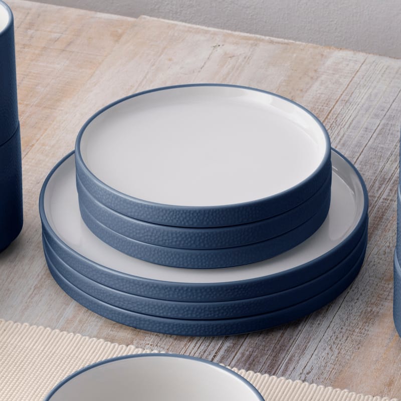 Noritake Colortex Stone Set Of 4 Stax Salad Plates, 7-1/2"