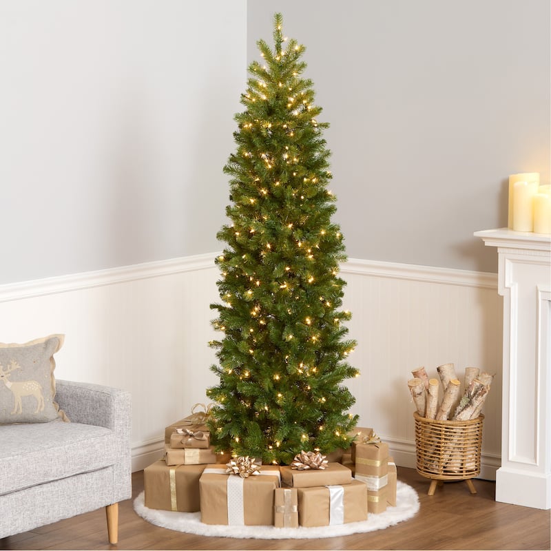 National Tree Company 6.5 ft. Downswept Douglas Pencil Slim Fir Tree