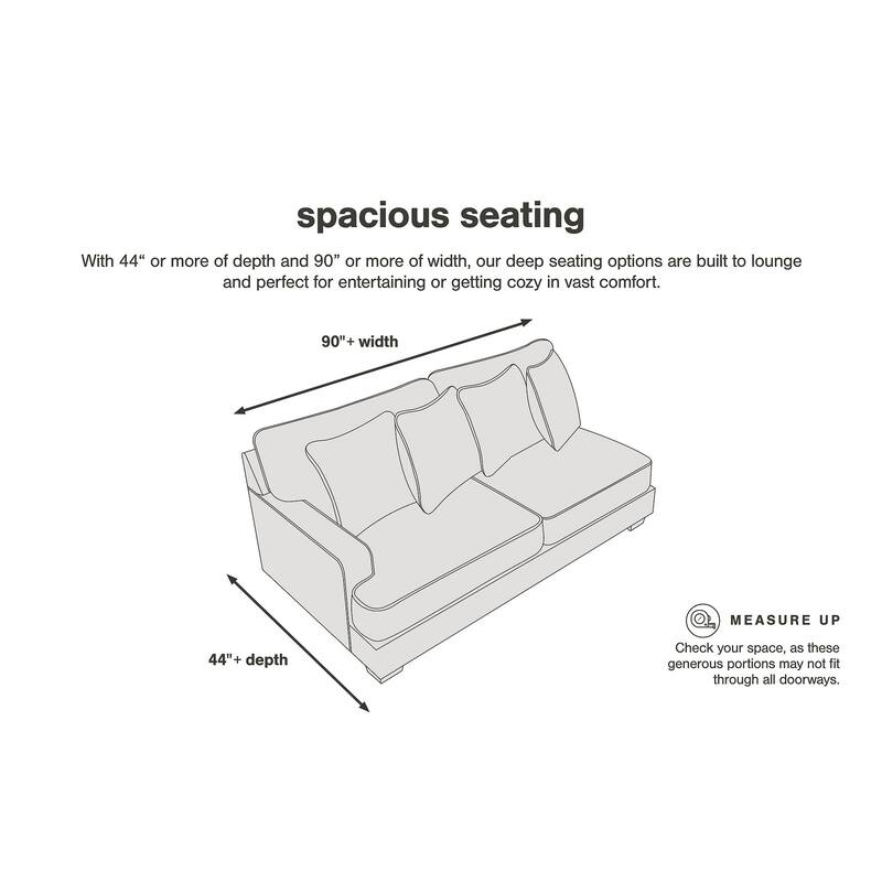 Signature Design by Ashley Brebryan White 2-Piece Upholstery Package - 95"W x 45"D x 39"H