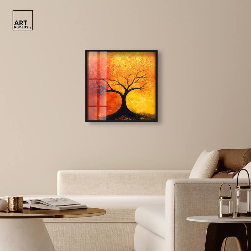 Tree of Opposites I Shadowbox by Art Remedy