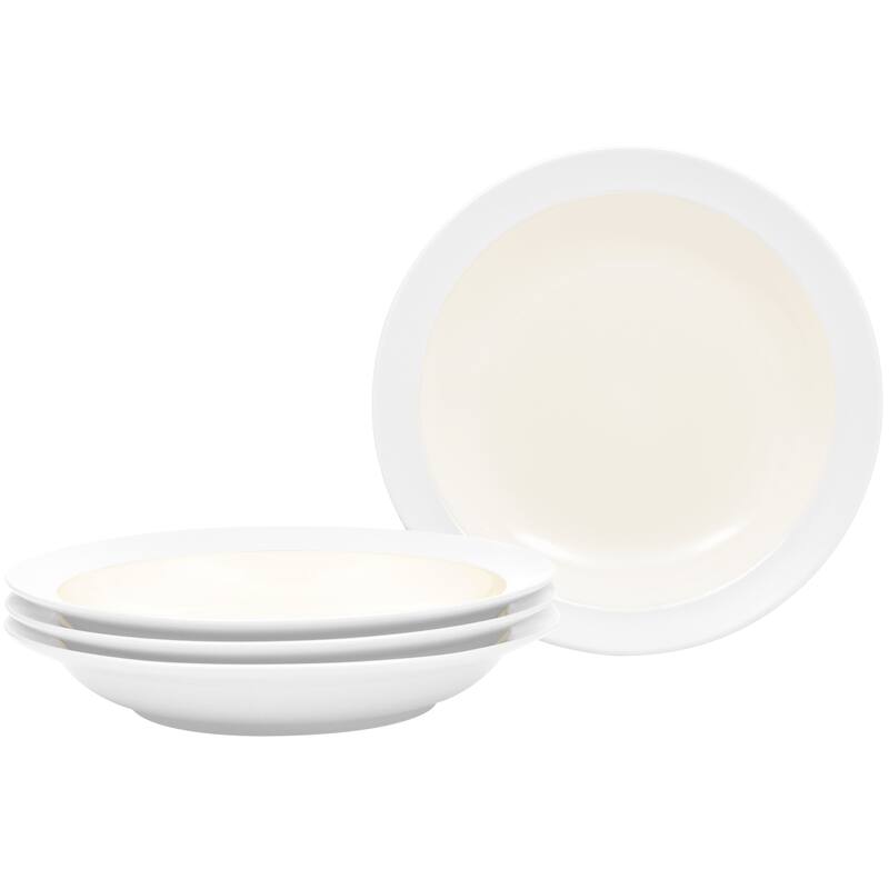Noritake Colorwave Set Of 4 Pasta Bowls, 10-1/2", 27 Oz. - White