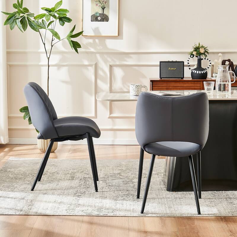 Modern Dining Kitchen Chairs Set of 2 Loads up to 300lbs