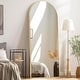 preview thumbnail 27 of 74, Modern Arched Full Length Aluminum Alloy Floor Mirror Standing Mirror
