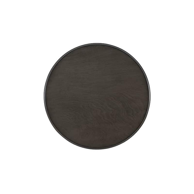 Linon Kallie Round Spindle Accent Table