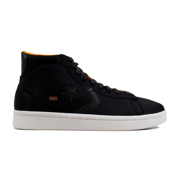 converse pro leather mid black