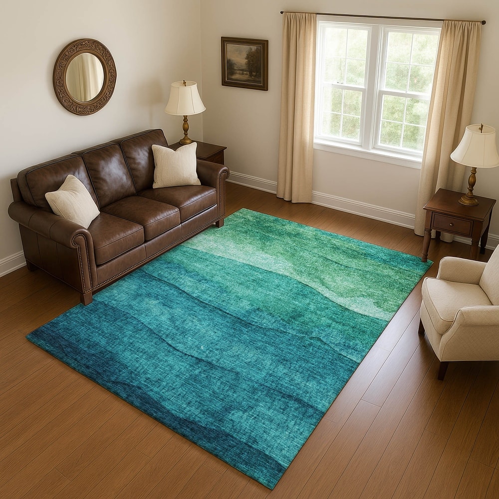 Premium Washable Super Soft Modern Ombre Mayfield Rug