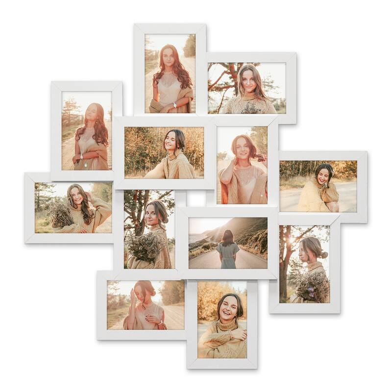 Modern Photo Frame 24x24 Square Storm Eye White PVC Picture Frame