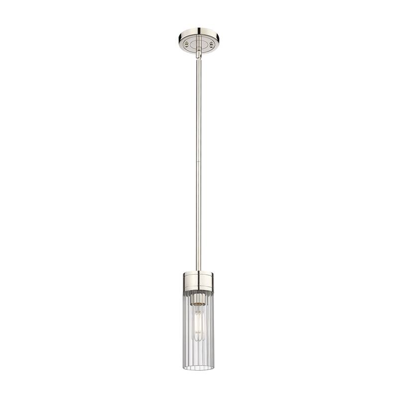 Innovations Lighting Empire - 1 Light 8" Stem Hung Pendant - Clear/Polished Nickel