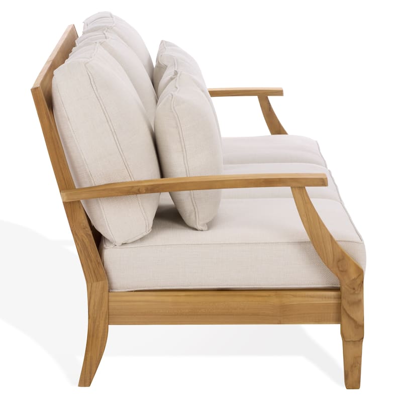 SAFAVIEH Couture Martinique Wood Patio Sofa
