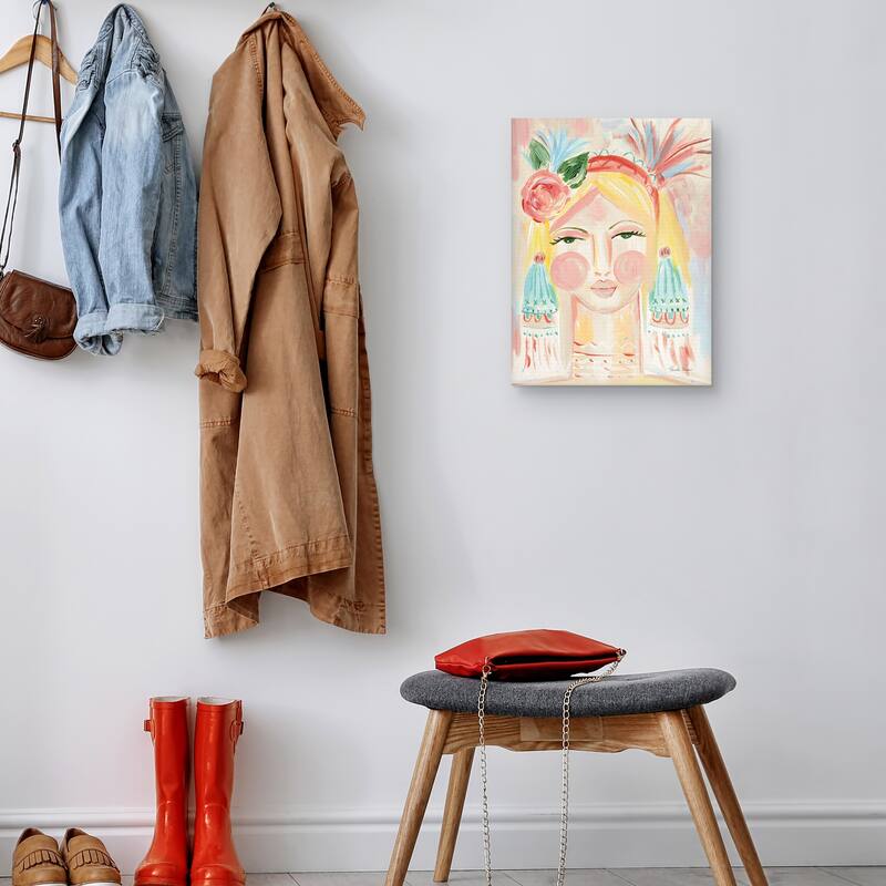 Fresh Face II Neutral Canvas Art Print