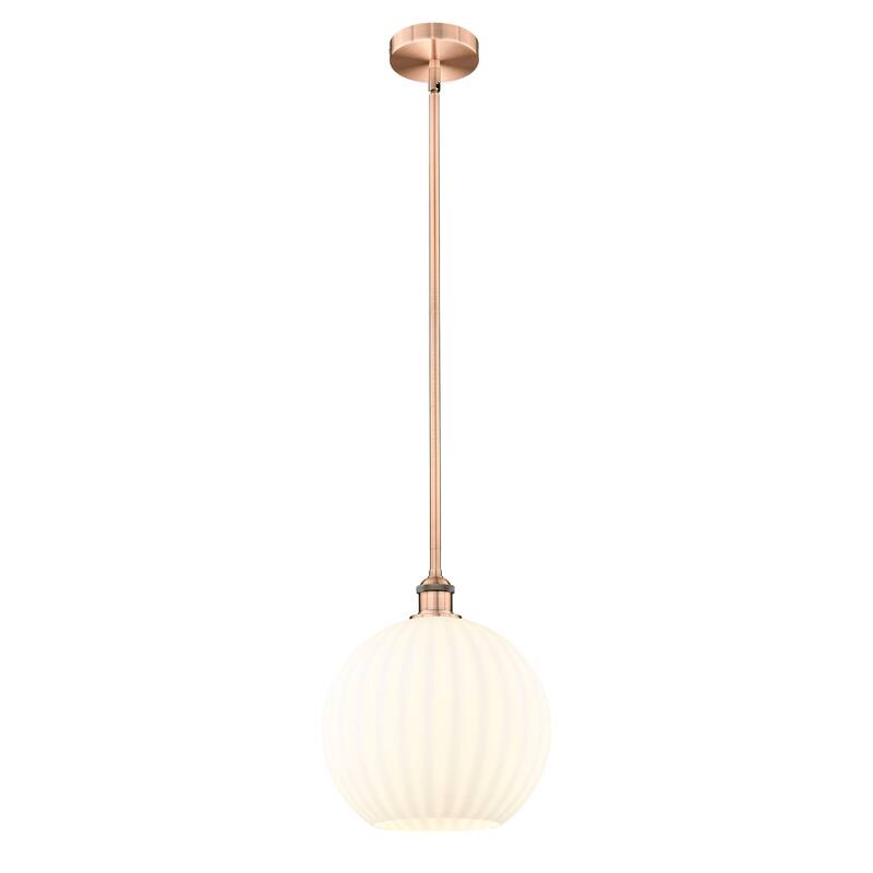 Innovations Lighting 616-1S 13 12 White Venetian Pendant White