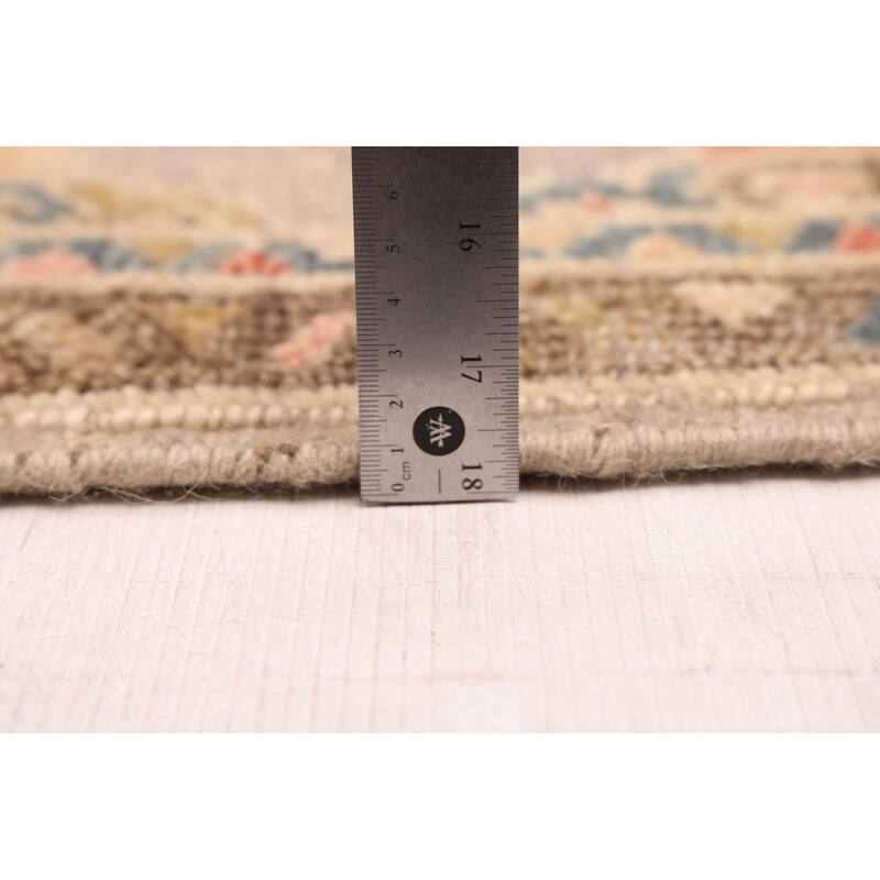 ECARPETGALLERY Hand-knotted Jules Serapi Light Grey Wool Rug - 9'3 x 11'10