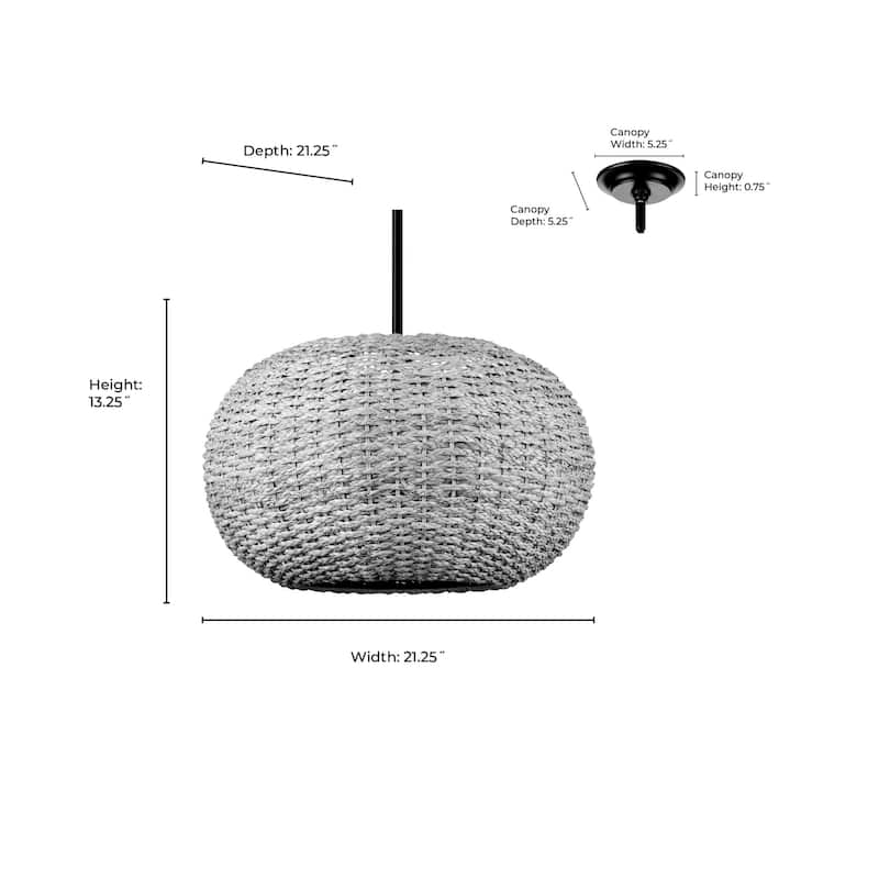 Millennium Lighting 99401 Puckette 14" Wide Pendant